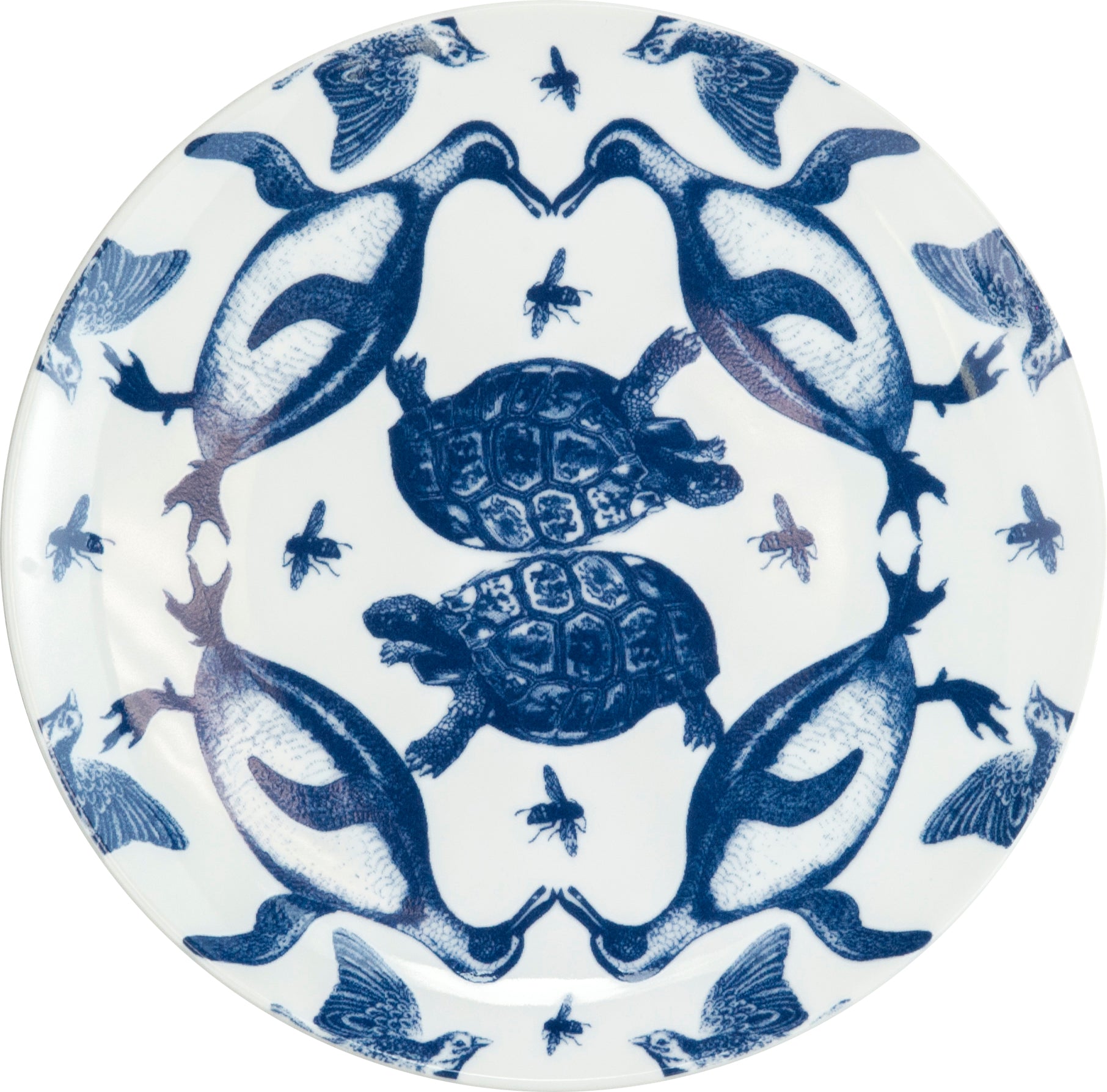 Birds and Bees Salad/Dessert Plate, Turtle