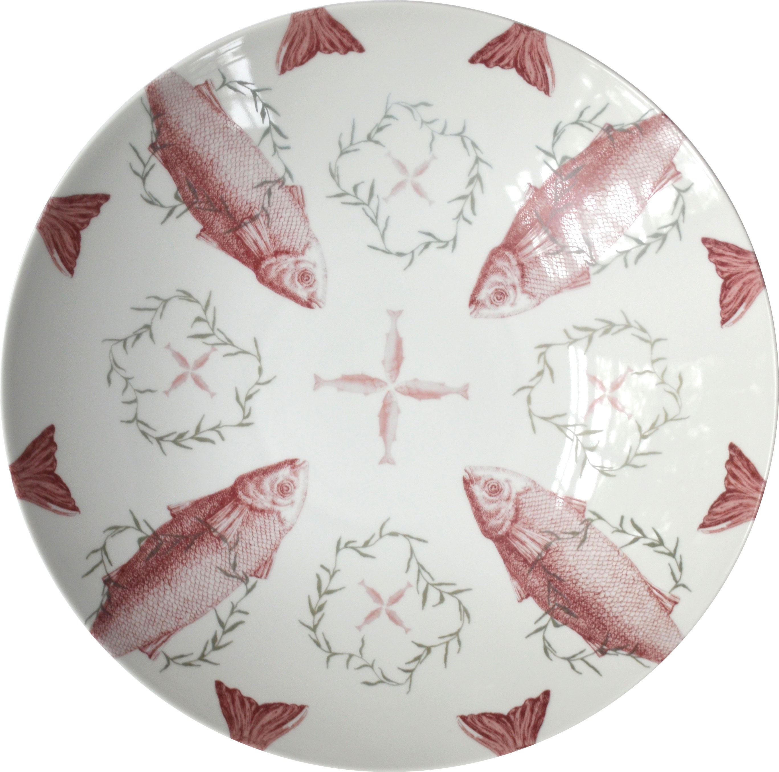 Snappy Large Porcelain Coupe Serving Bowl