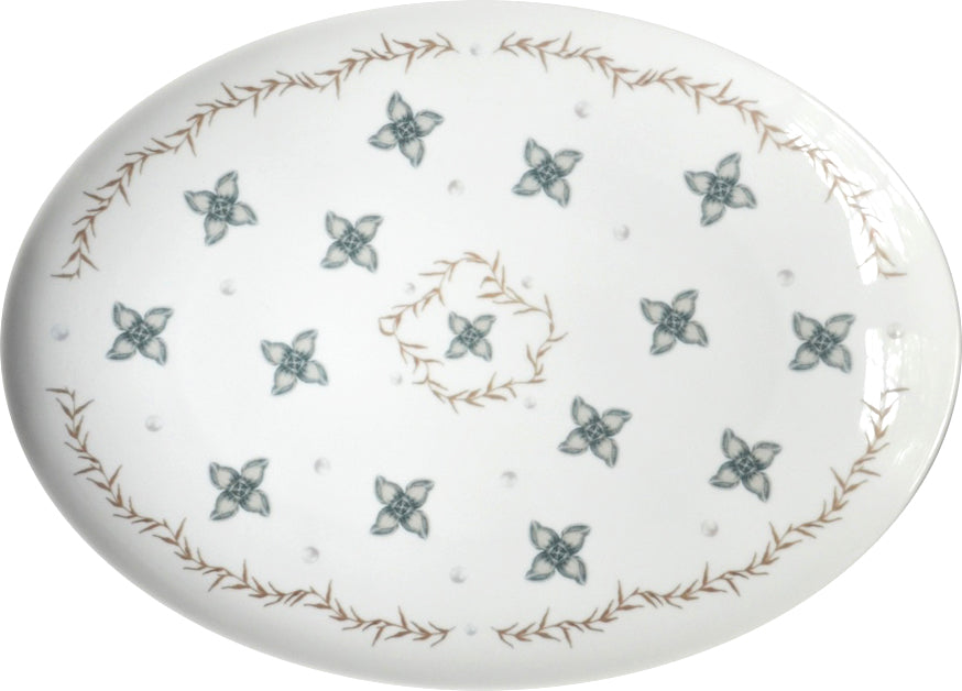 Garden Party Large Porcelain Coupe Serving Platter