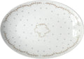 Pearls Medium Porcelain Coupe Serving Platter