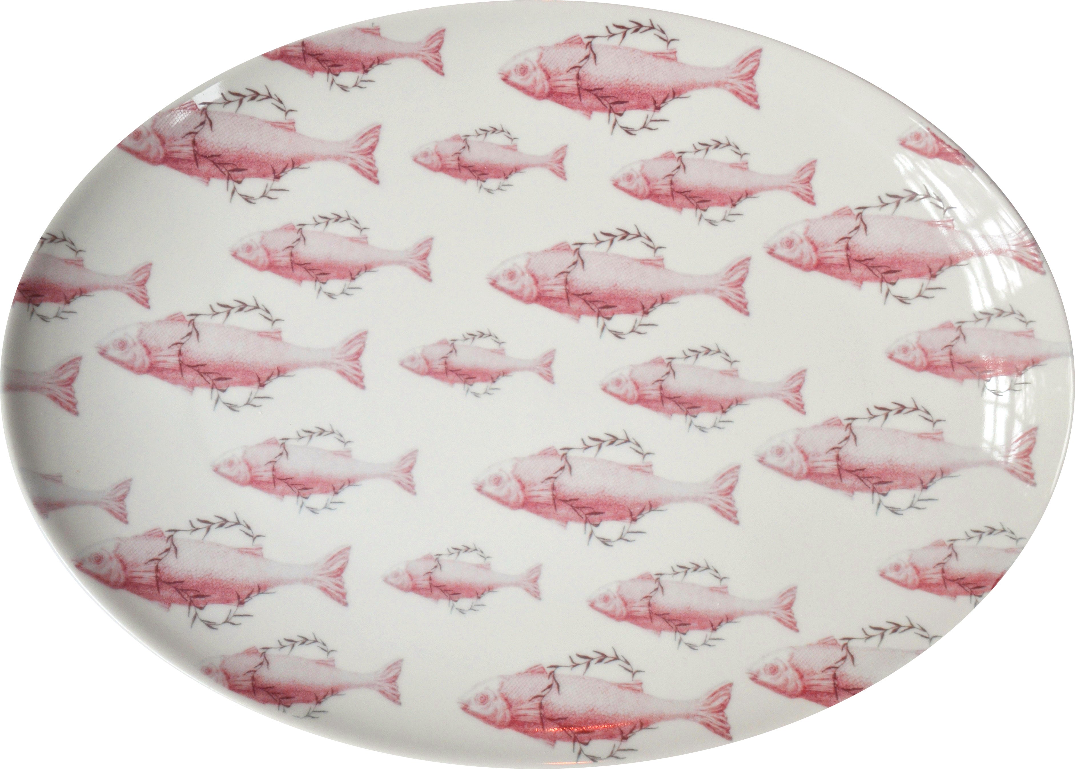Snappy Large Porcelain Coupe Serving Platter