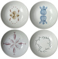 Sealife Small Porcelain Coupe Bowls