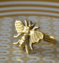 Honey Bee Napkin Rings, Ensemble of 8