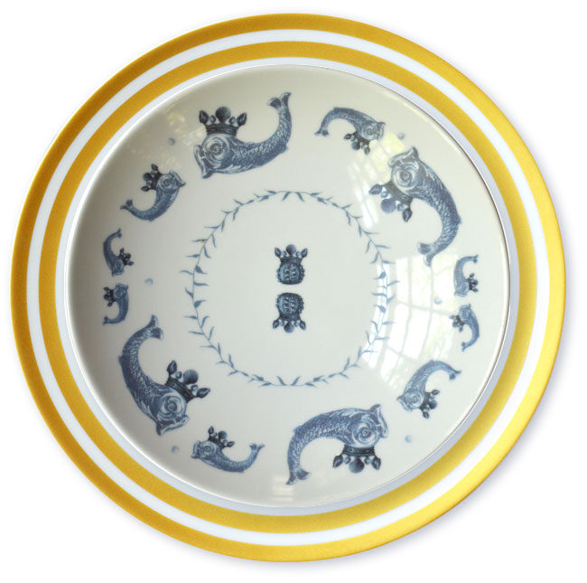 Duet Soup/Pasta Bowl, Indigo