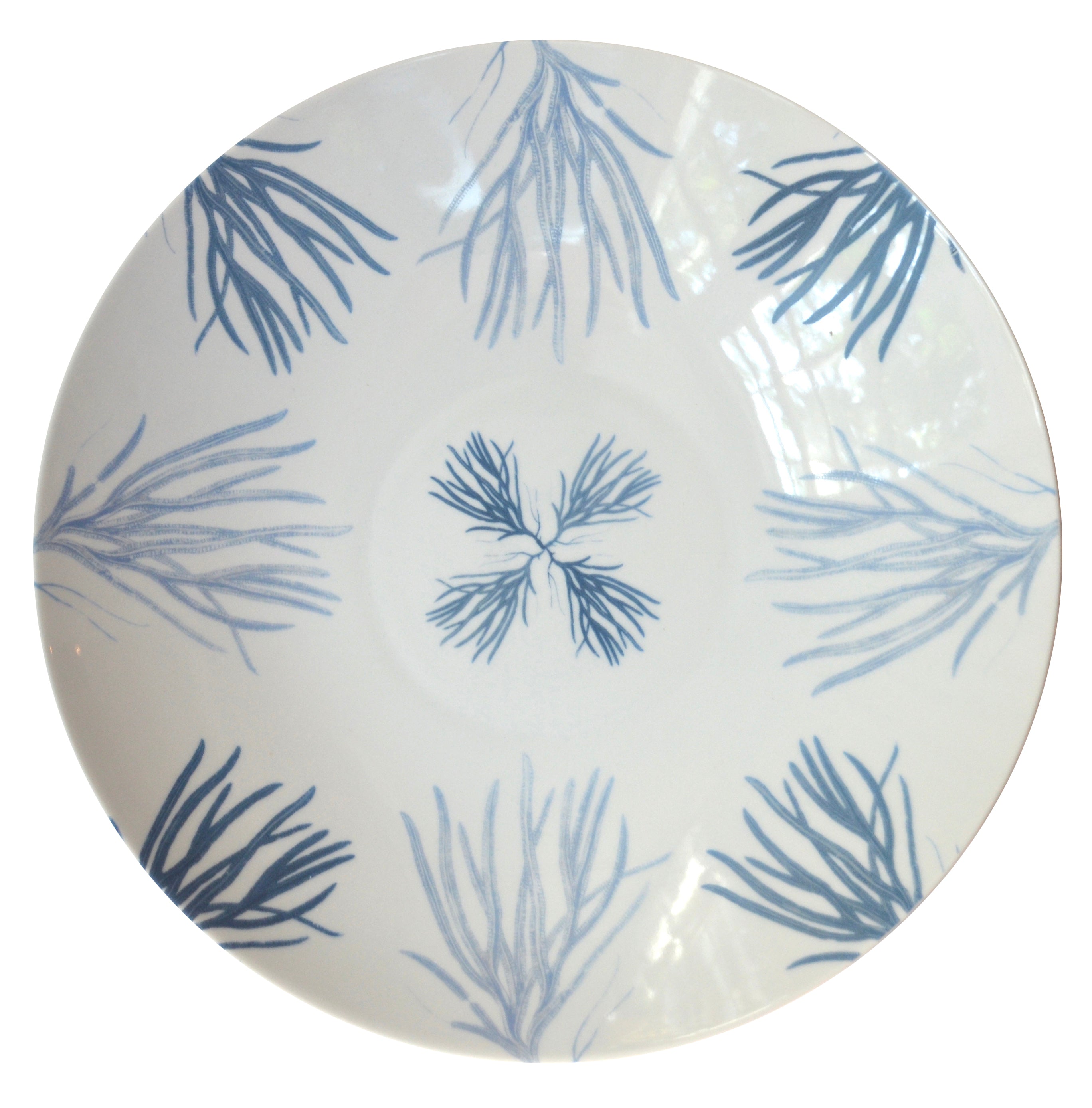 Flora Large Porcelain Coupe Serving Bowl