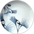 Gingko Leaves Salad/Dessert Plate, Cobalt