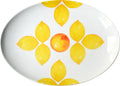 Citrus Large Porcelain Coupe Serving Platter