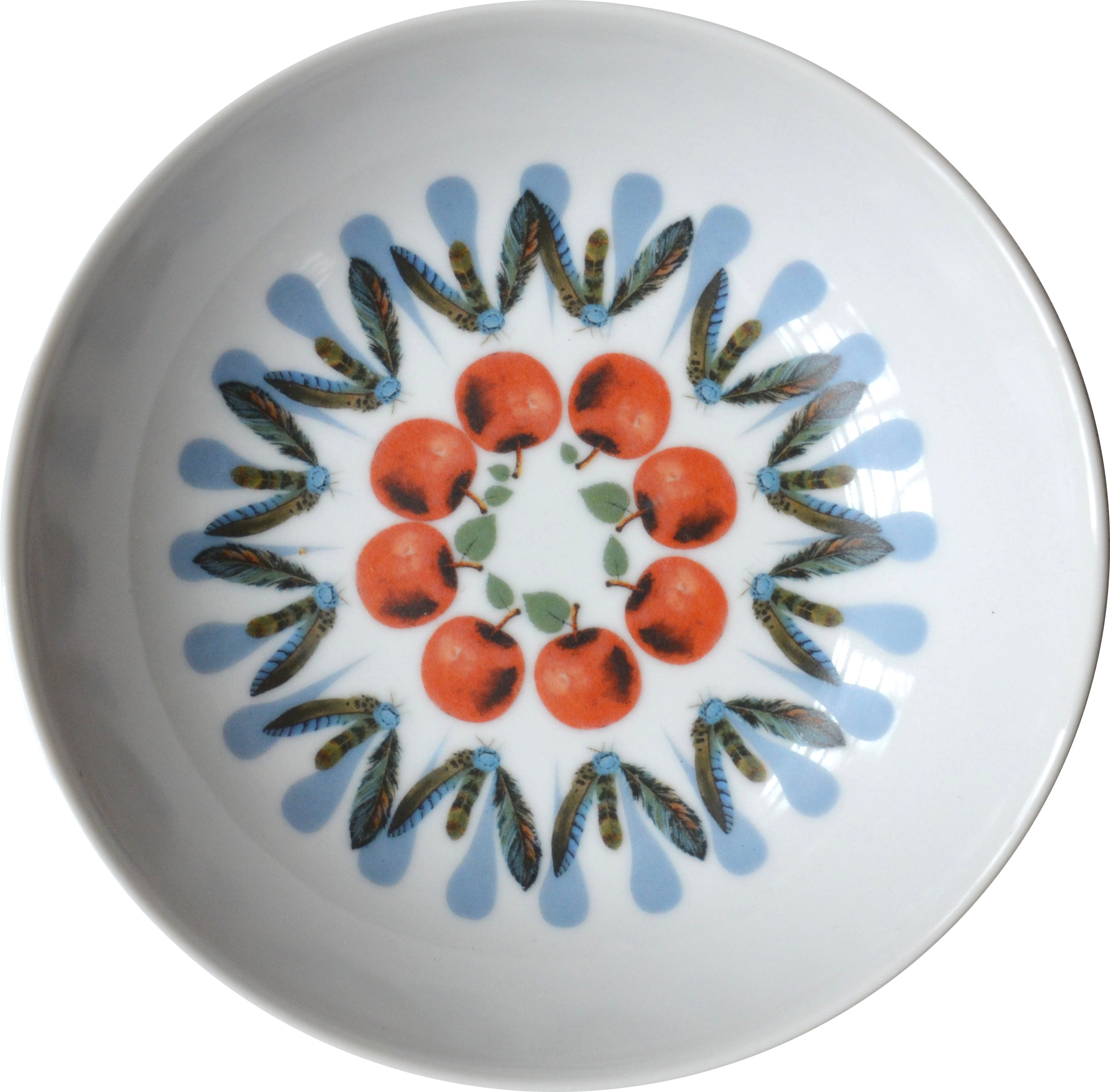 Plumes et Pommes Small  Bowl