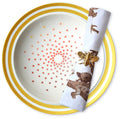 Celebration Stars Bowl, Persimmon